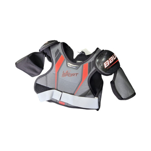 Vist Large View of Product Image Which is Used Bauer LIL SPORT HOCKEY SHOULDER PADS YTH LARGE Youth Shoulder Pads LG