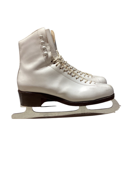 Vist Large View of Product Image Which is Used OBERHAMMER SP10 WomensFigure Skate White Senior 9