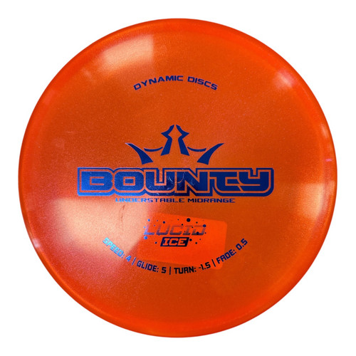 Vist Large View of Product Image Which is Used Dynamic Discs LUCID ICE BOUNTY Disc Golf Mid Range Orange 177g