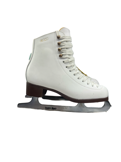 Vist Large View of Product Image Which is Used GAM FS WomensFigure Skate White Senior 6