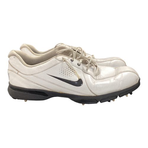 Vist Large View of Product Image Which is Used Nike Mens Golf Shoes White Senior 12