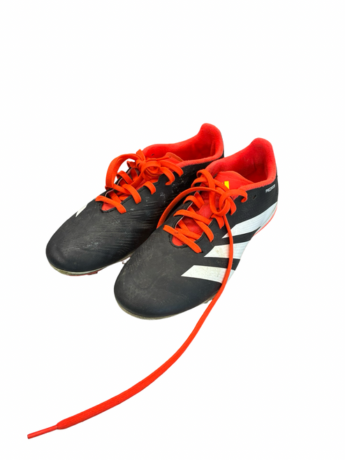 Vist Large View of Product Image Which is Used Adidas Soccer Cleats Black Junior 04.5