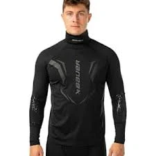 Vist Large View of Product Image Which is New BAUER BODYGUARD NECK PROTECT SHIRT SR-LG