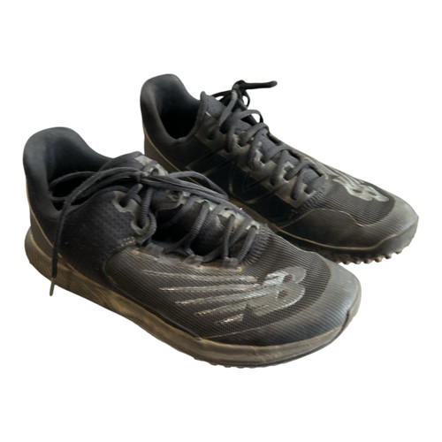 Vist Large View of Product Image Which is Used New Balance TURF SHOES 9 BB/SB Cleats Black Senior 9