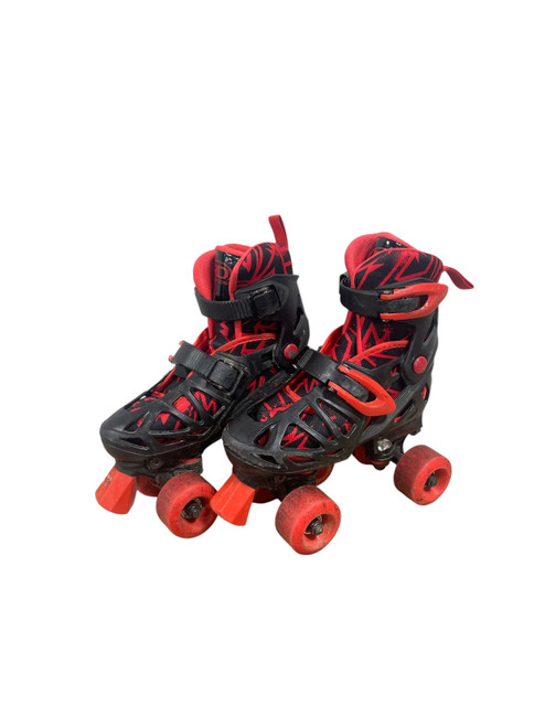 Vist Large View of Product Image Which is Used RollerDerby 12-2 ROLLER SKATES Child Roller Quad Skates Red Adjustable