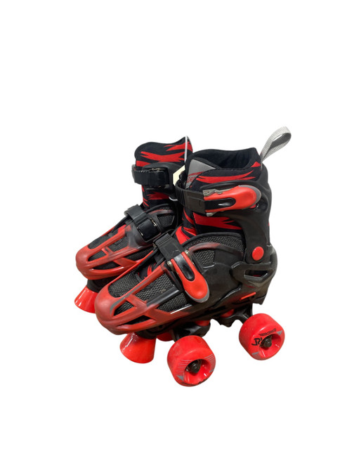 Vist Large View of Product Image Which is Used RollerDerby 12-2 ROLLER SKATES Child Roller Quad Skates Red Adjustable