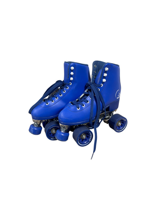 Vist Large View of Product Image Which is Used C7 Junior Roller Quad Skates Royal Blue Junior 05