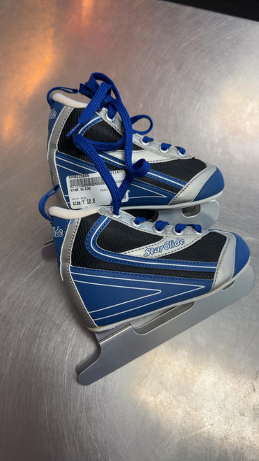 Vist Large View of Product Image Which is Used STAR GLIDE Double Runner Skate Grey Youth 10.0