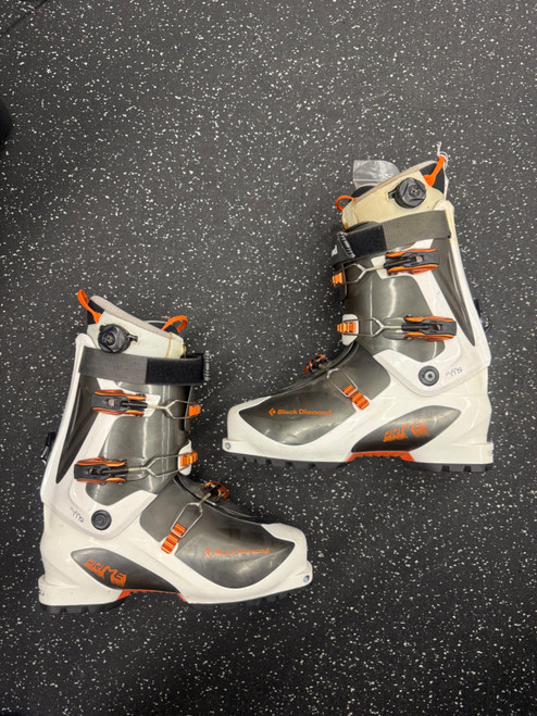 Vist Large View of Product Image Which is Used Black Diamond PRIME Mens DH Ski Boot White 290 MP - M11 - W12