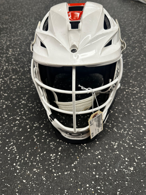 Vist Large View of Product Image Which is Used Cascade S YOUTH Lacrosse Helmet White One Size