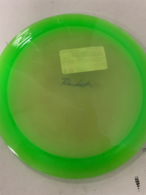 Vist Large View of Product Image Which is Used Prodigy Disc CALE LEIVISKA FALCOR Disc Golf Driver Green