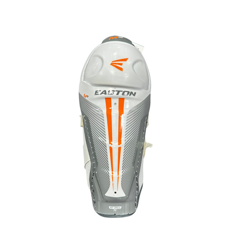 Vist Large View of Product Image Which is Used Easton M3 Youth Shin Guards White 10"
