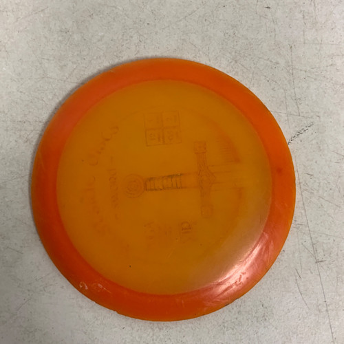 Vist Large View of Product Image Which is Used Westside VIP AIR SWORD Disc Golf Driver Orange 158g