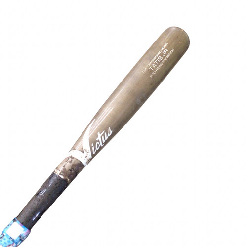 Vist Large View of Product Image Which is Used Victus TATIS JR BB/SB Wood Bat 30"