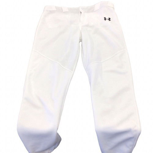 Vist Large View of Product Image Which is Used Under Armour BASEBALL PANTS BB/SB Pant Boys White XL