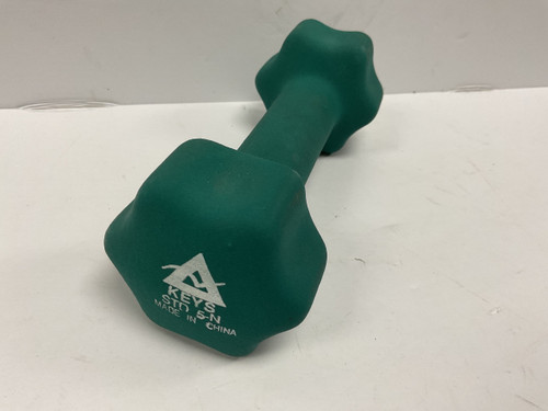 Vist Large View of Product Image Which is Used Keys Hex Dumbbell Teal 5 lb