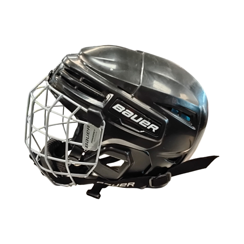 Vist Large View of Product Image Which is Used Bauer PRODIGY Helmet Cage Combo Black SM