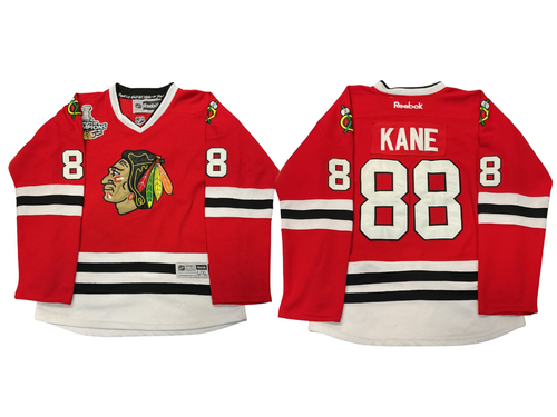 Vist Large View of Product Image Which is Used Reebok CHICAGO KANE YOUTH JERSEY L.S. Spirit Y LG