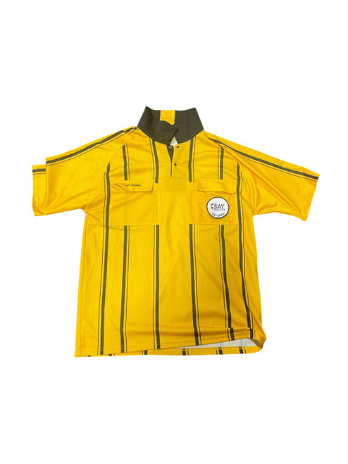 Vist Large View of Product Image Which is Used REF SHIRT SMALL Soccer Top Adt Yellow LG