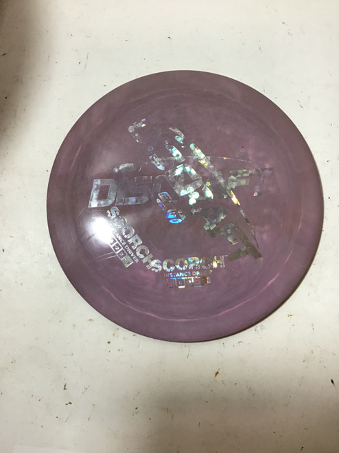 Vist Large View of Product Image Which is Used Discraft ESP SCORCH Disc Golf Driver Purple 175g