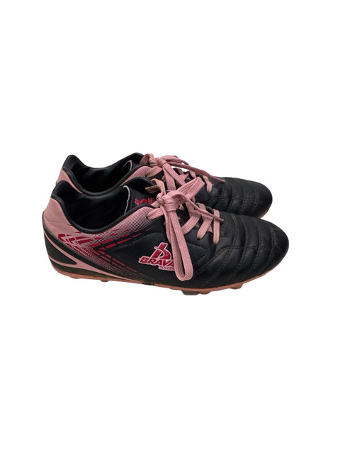 Vist Large View of Product Image Which is Used BRAVA SOCCER CLEAT Soccer Cleats Black Junior 02.5