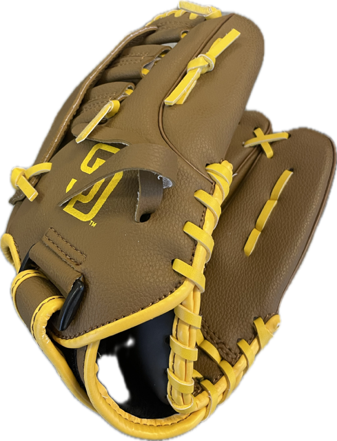 Vist Large View of Product Image Which is Used SD PADRES Baseball Glove RH Throw Brown 11 1/2"