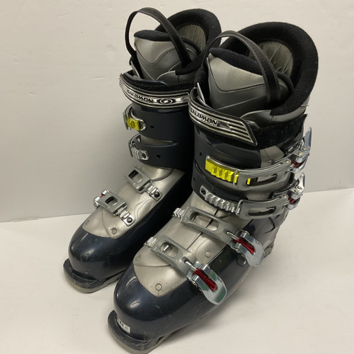 Vist Large View of Product Image Which is Used Salomon PERFORMA 5 Mens DH Ski Boot Navy Blue 285 MP - M10.5 - W11.5