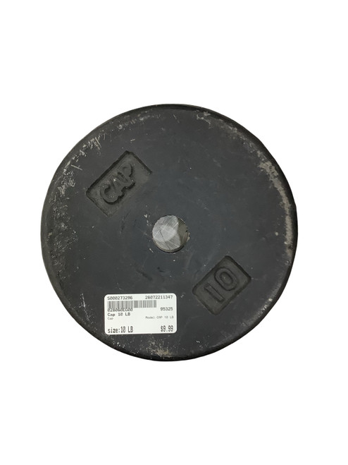 Vist Large View of Product Image Which is Used Cap CAP 10 LB Standard Plate (Each) 10 lb