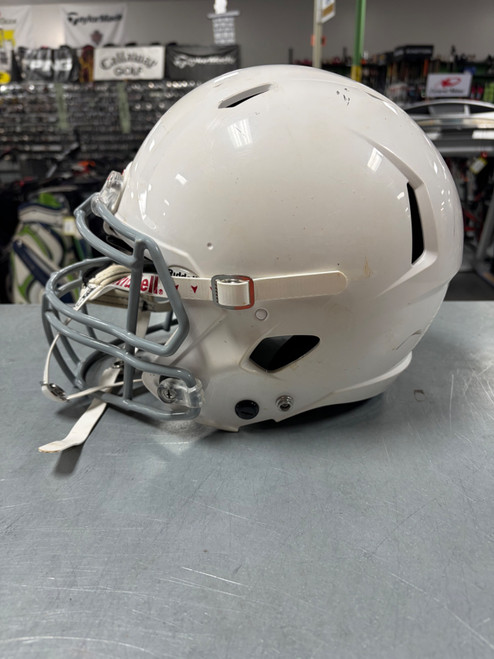 Vist Large View of Product Image Which is Used Riddell VICTOR FB Helmet White SM