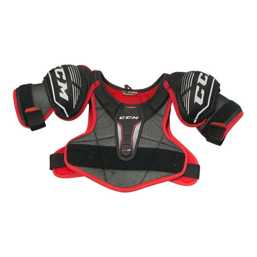 Vist Large View of Product Image Which is Used CCM FT 350 Junior Shoulder Pads MD