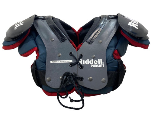 Vist Large View of Product Image Which is Used Riddell PURSUIT 11-12 FB Shoulder Pads Grey SM
