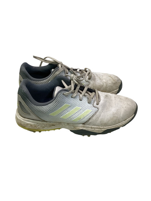 Vist Large View of Product Image Which is Used Adidas Jr Golf Shoes White Youth 06.5