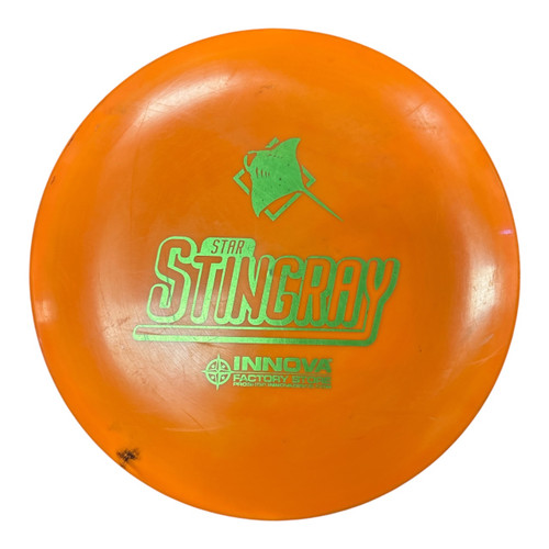 Vist Large View of Product Image Which is Used Innova STAR STINGRAY Disc Golf Mid Range Orange 180g