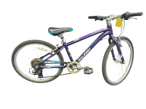 Vist Large View of Product Image Which is Used Raleigh GIRLS BIKE Mountain Bike Girls Purple 24"