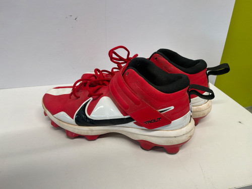 Vist Large View of Product Image Which is Used Nike TROUT BB/SB Cleats Red Senior 11.5