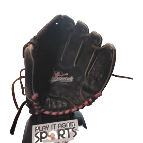 Vist Large View of Product Image Which is Used Rawlings FP110 RH Throw Fastpitch Gloves Brown 11"