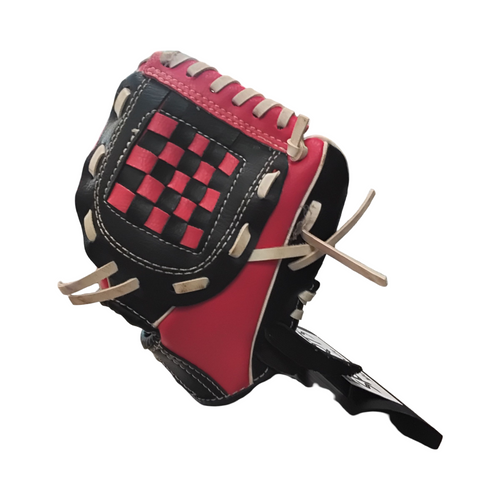 Vist Large View of Product Image Which is Used Dsg BB/SB Glove T-ball Red 8"