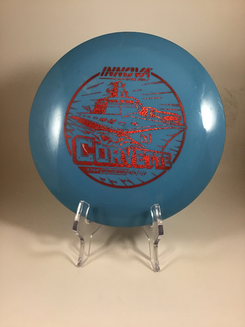 Vist Large View of Product Image Which is Used Innova STAR CORVETTE Disc Golf Driver Sky Blue 174g