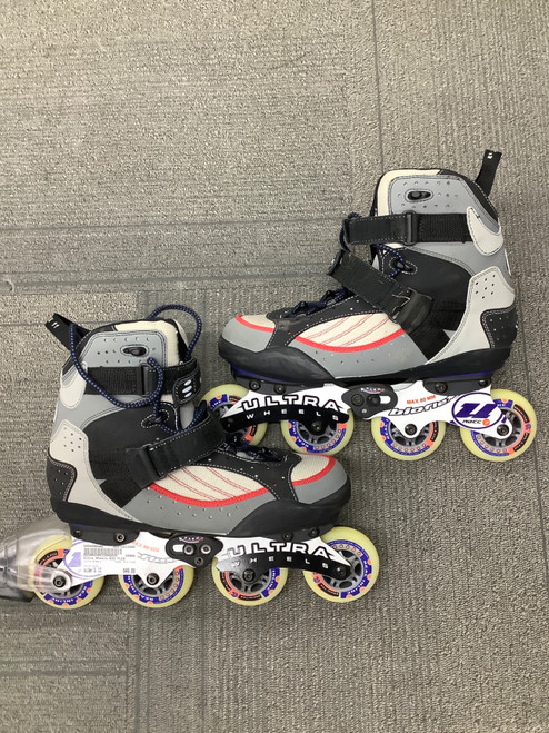 Vist Large View of Product Image Which is Used Ultra Wheels BIO FLEX Senior Rec Fitness Skates Grey Senior 11