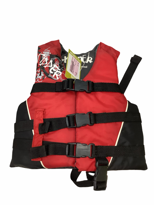 Vist Large View of Product Image Which is Used KIDDER Child PFD Red SM