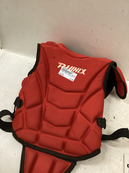 Vist Large View of Product Image Which is Used PHINIX CHEST PROTECTOR YTH Catchers Chest Protector Red Youth