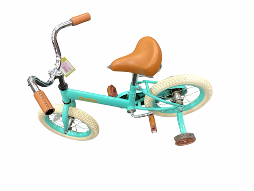Vist Large View of Product Image Which is Used JOY STAR Training Wheel Bike Girls Teal 14"