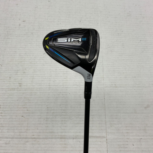 Vist Large View of Product Image Which is Used Taylormade SIM 2 MAX Mens Fairway Wood RH 3 Wood