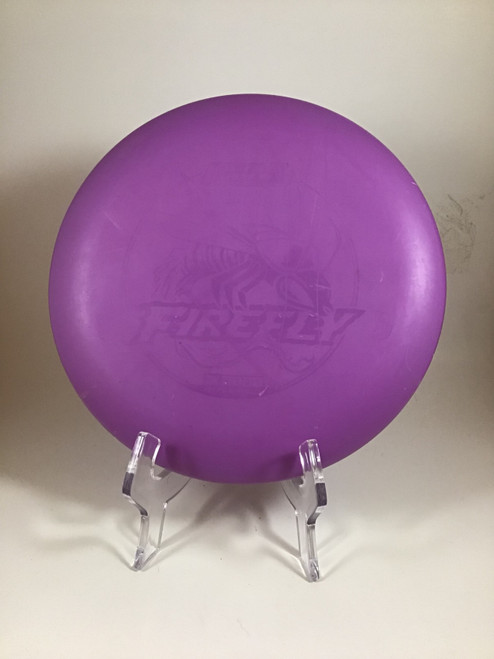 Vist Large View of Product Image Which is Used Innova DX FIREFLY Disc Golf Putter Purple 174g