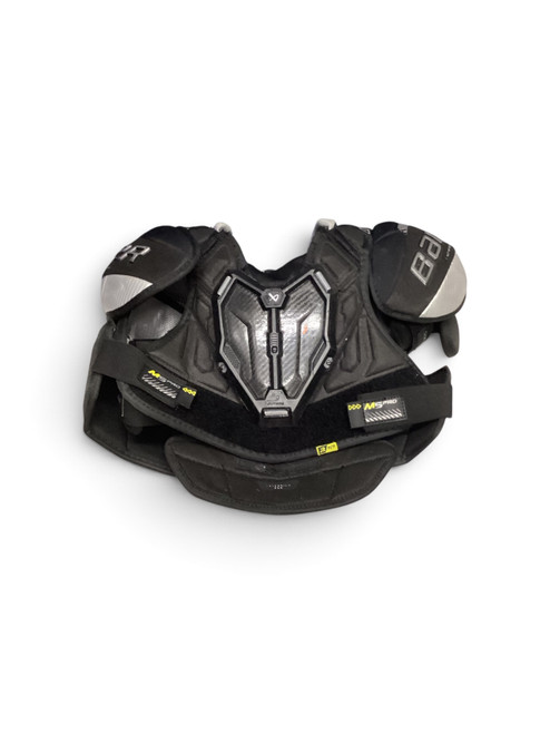 Vist Large View of Product Image Which is Used Bauer M5 PRO SP Junior Shoulder Pads MD