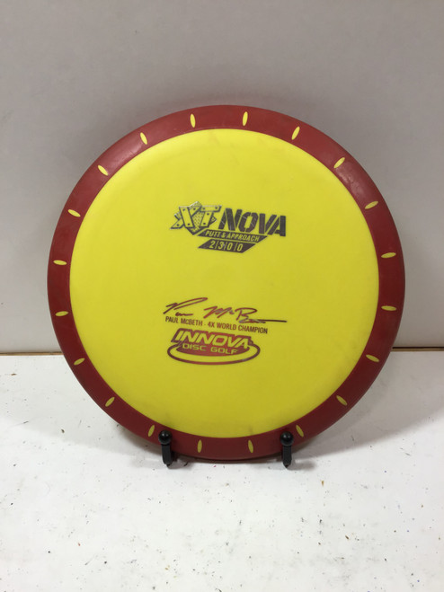 Vist Large View of Product Image Which is Used Innova XT NOVA Disc Golf Putter Yellow 174g