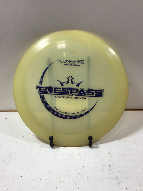 Vist Large View of Product Image Which is Used Dynamic Discs MOONSHINE TRESPASS Disc Golf Driver White 175g