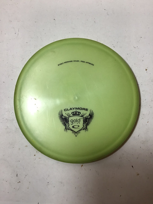 Vist Large View of Product Image Which is Used Latitude 64 GOLD CLAYMORE Disc Golf Mid Range Green 176g