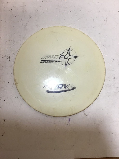 Vist Large View of Product Image Which is Used Innova STAR FL Disc Golf Driver White 164g