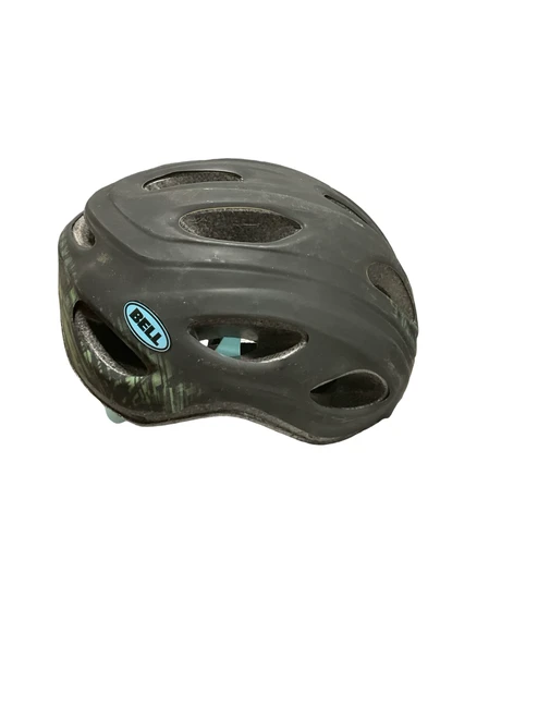 Vist Large View of Product Image Which is Used Bell BLACK/BLUE BIKE HELMET Bike Helmet Black One Size